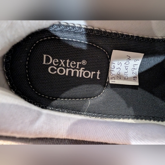 Men's Shoes. The Brand name is Dexter Comfort and the color is Dark Grey. - Picture 3 of 4